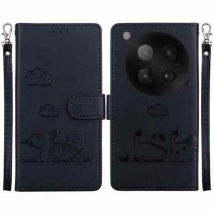 For Infinix Zero 40 4G / 5G Cute Cats RFID Leather Phone Case(Black)