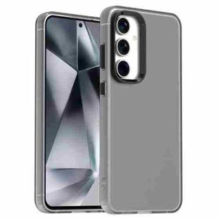 For Samsung Galaxy S24+ 5G Candy PC Hybrid TPU Shockproof Phone Case(Black)