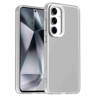 For Samsung Galaxy S23 FE 5G Candy PC Hybrid TPU Shockproof Phone Case(White)