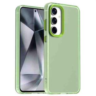 For Samsung Galaxy S23 FE 5G Candy PC Hybrid TPU Shockproof Phone Case(Green)