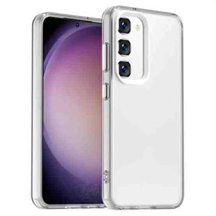 For Samsung Galaxy S23 5G Candy PC Hybrid TPU Shockproof Phone Case(White)