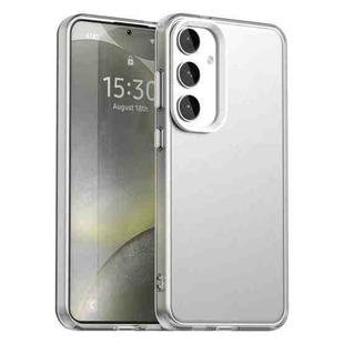 For Samsung Galaxy S25+ 5G Candy PC Hybrid TPU Shockproof Phone Case(White)