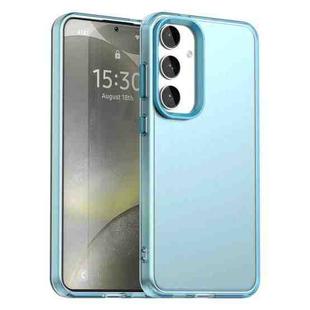 For Samsung Galaxy S25+ 5G Candy PC Hybrid TPU Shockproof Phone Case(Blue)