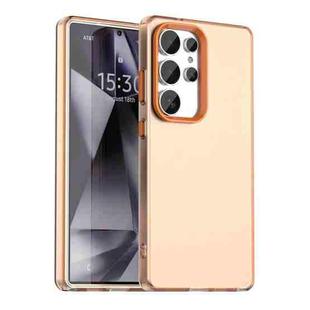 For Samsung Galaxy S25 Ultra 5G Candy PC Hybrid TPU Shockproof Phone Case(Orange)