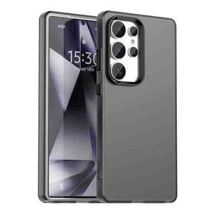 For Samsung Galaxy S25 Ultra 5G Candy PC Hybrid TPU Shockproof Phone Case(Black)