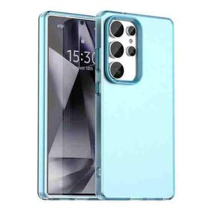 For Samsung Galaxy S25 Ultra 5G Candy PC Hybrid TPU Shockproof Phone Case(Blue)