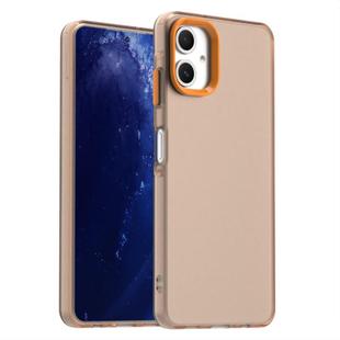 For Samsung Galaxy A06 4G Candy PC Hybrid TPU Shockproof Phone Case(Orange)