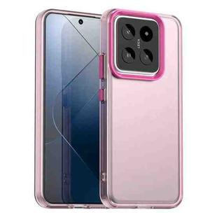 For Xiaomi 14 Pro Candy PC Hybrid TPU Shockproof Phone Case(Red)