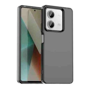 For Xiaomi Poco X6 Neo 5G Candy PC Hybrid TPU Shockproof Phone Case(Black)