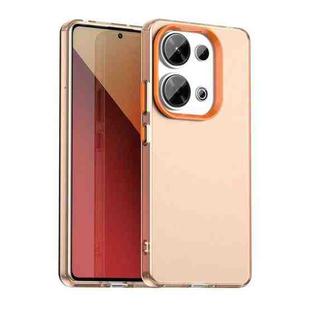 For Xiaomi Poco M6 Pro 4G Candy PC Hybrid TPU Shockproof Phone Case(Orange)