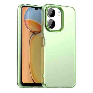 For Xiaomi Poco C65 Candy PC Hybrid TPU Shockproof Phone Case(Green)