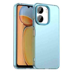 For Xiaomi Poco M6 5G Candy PC Hybrid TPU Shockproof Phone Case(Blue)