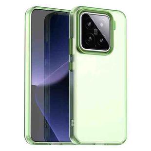 For Xiaomi 15 Candy PC Hybrid TPU Shockproof Phone Case(Green)
