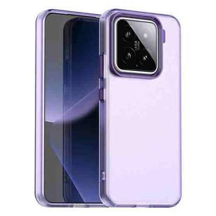 For Xiaomi 15 Candy PC Hybrid TPU Shockproof Phone Case(Purple)