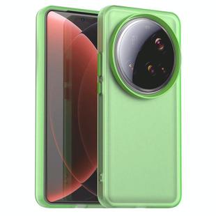 For Xiaomi 15 Ultra Candy PC Hybrid TPU Shockproof Phone Case(Green)