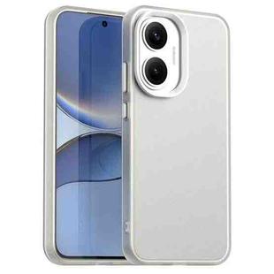 For Xiaomi Poco F7 Candy PC Hybrid TPU Shockproof Phone Case(White)