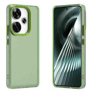 For Redmi Turbo 3 Candy PC Hybrid TPU Shockproof Phone Case(Green)