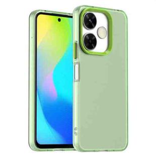 For Redmi 13 4G Candy PC Hybrid TPU Shockproof Phone Case(Green)