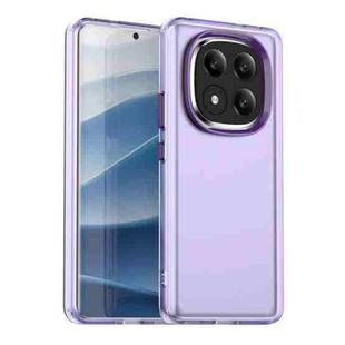 For Redmi Note 14 Pro+ 5G Candy PC Hybrid TPU Shockproof Phone Case(Purple)
