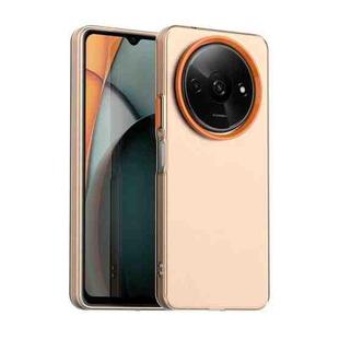 For Redmi A3 Candy PC Hybrid TPU Shockproof Phone Case(Orange)