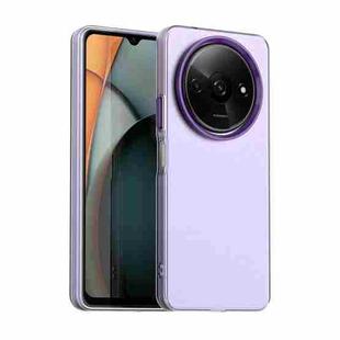 For Redmi A3 Candy PC Hybrid TPU Shockproof Phone Case(Purple)