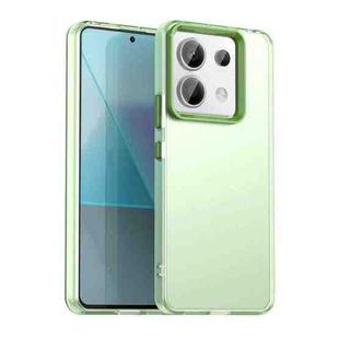 For Redmi Note 13 Pro 5G Candy PC Hybrid TPU Shockproof Phone Case(Green)