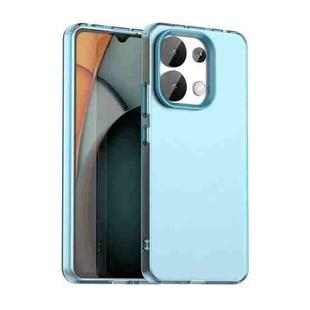 For Redmi Note 13 4G Candy PC Hybrid TPU Shockproof Phone Case(Blue)