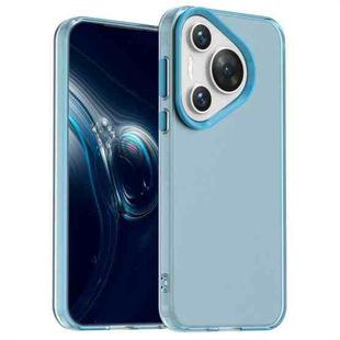 For Huawei Pura 70 Pro Candy PC Hybrid TPU Shockproof Phone Case(Blue)