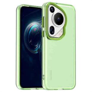 For Huawei Pura 70 Ultra Candy PC Hybrid TPU Shockproof Phone Case(Green)