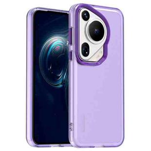 For Huawei Pura 70 Ultra Candy PC Hybrid TPU Shockproof Phone Case(Purple)