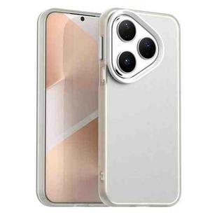For Huawei Pura 80 Candy PC Hybrid TPU Shockproof Phone Case(White)