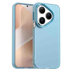 For Huawei Pura 80 Candy PC Hybrid TPU Shockproof Phone Case(Blue)