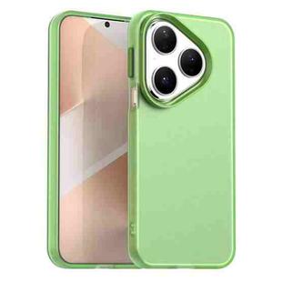 For Huawei Pura 80 Candy PC Hybrid TPU Shockproof Phone Case(Green)