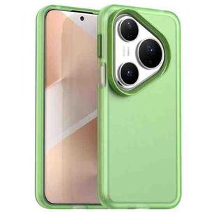 For Huawei Pura 80 Pro Candy PC Hybrid TPU Shockproof Phone Case(Green)