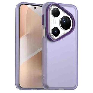For Huawei Pura 80 Ultra Candy PC Hybrid TPU Shockproof Phone Case(Purple)