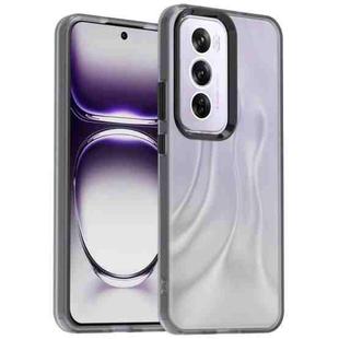 For OPPO Reno12 Global Candy PC Hybrid TPU Shockproof Phone Case(Black)