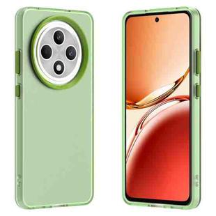 For OPPO Reno12 F 4G Candy PC Hybrid TPU Shockproof Phone Case(Green)