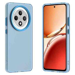 For OPPO Reno12 F 5G Candy PC Hybrid TPU Shockproof Phone Case(Blue)