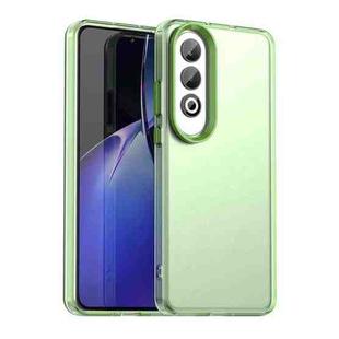 For OPPO K12 Plus Candy PC Hybrid TPU Shockproof Phone Case(Green)