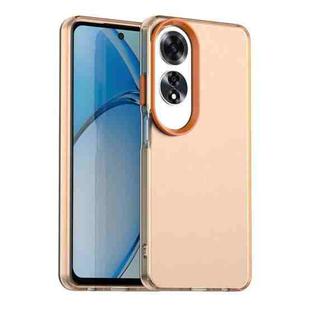 For OPPO A60 Global Candy PC Hybrid TPU Shockproof Phone Case(Orange)