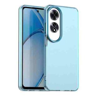 For OPPO A60 Global Candy PC Hybrid TPU Shockproof Phone Case(Blue)