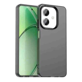 For OPPO A60 LATAM Candy PC Hybrid TPU Shockproof Phone Case(Black)