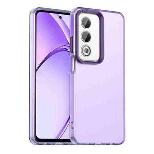 For OPPO A80 5G Candy PC Hybrid TPU Shockproof Phone Case(Purple)