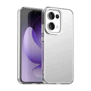 For OPPO Reno13 5G Global Candy PC Hybrid TPU Shockproof Phone Case(White)