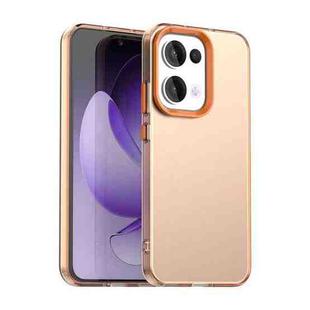 For OPPO Reno13 5G Global Candy PC Hybrid TPU Shockproof Phone Case(Orange)