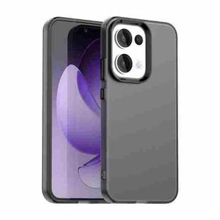 For OPPO Reno13 5G Global Candy PC Hybrid TPU Shockproof Phone Case(Black)