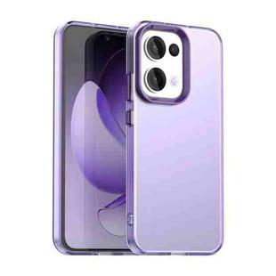 For OPPO Reno13 5G Global Candy PC Hybrid TPU Shockproof Phone Case(Purple)