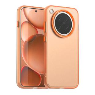 For OPPO Find X8s Candy PC Hybrid TPU Shockproof Phone Case(Orange)