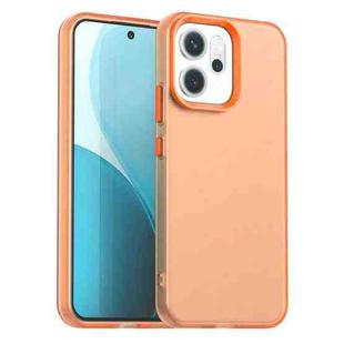 For OPPO Reno14 5G Global Candy PC Hybrid TPU Shockproof Phone Case(Orange)