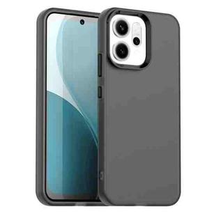 For OPPO Reno14 5G Global Candy PC Hybrid TPU Shockproof Phone Case(Black)